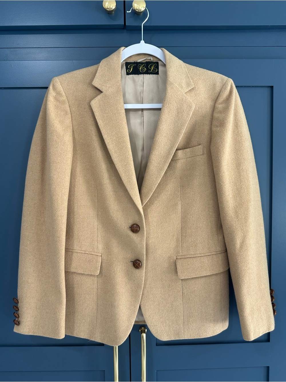 Vintage ANTHONY ALLEN for DONNELLY’s Camel Hair Blazer